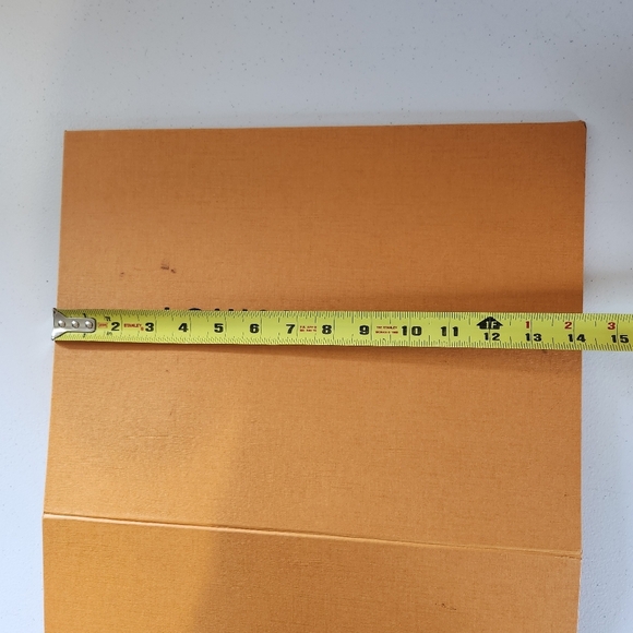 Louis Vuitton Orange Box Cover & Ribbon Broken Crafts Crafting Lot Pieces. Decor - Picture 8 of 8